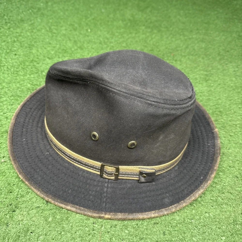 Vintage Stetson Men's Safari‎ Hat Brown Size Medium Good Condition